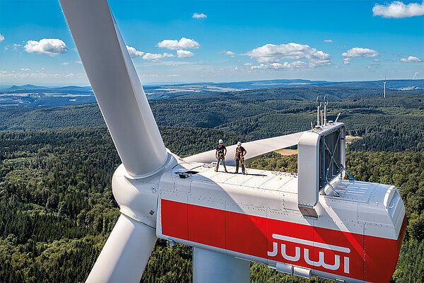 Windenergieanlage wird in Betrieb genommen