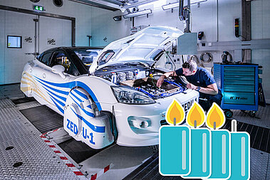 ZEDU-1 in der Werkstatt